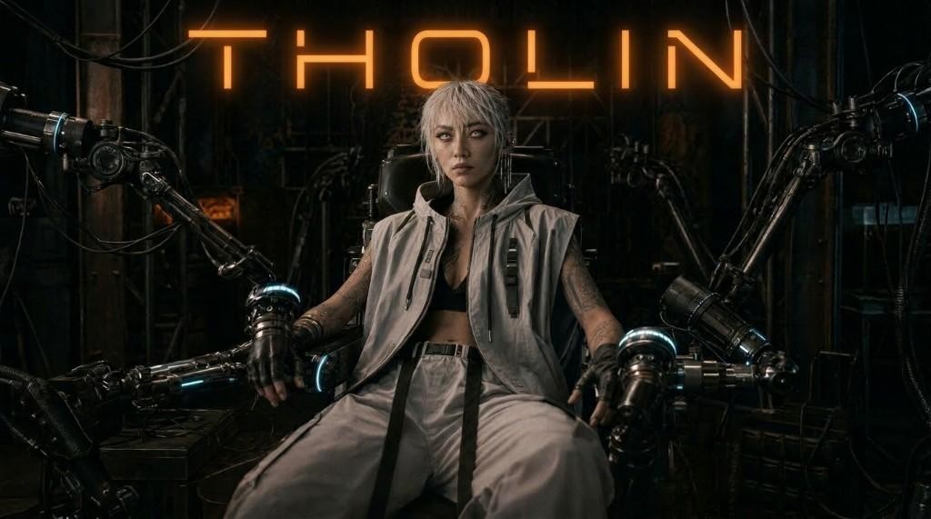 Key visual of the LetzAI Originals series THOLIN.